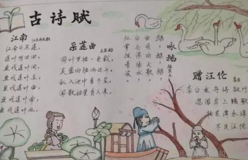 關于語文手抄報的詩句