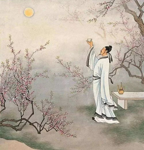李白的古詩(shī)關(guān)于月的詩(shī)句是什么意思