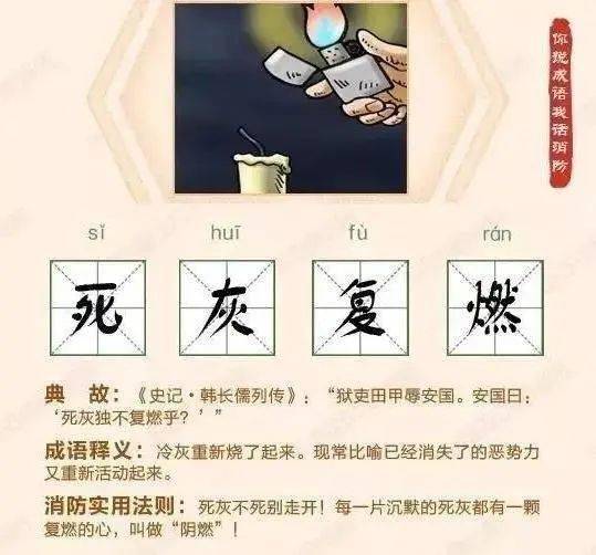 有關(guān)關(guān)于火的成語和詩句