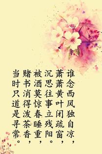 描寫心境的古詩(shī)句,心境坦然的古詩(shī)句,心境淡然的古詩(shī)句