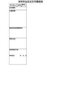 對于本科開(kāi)題報告內容的分析(本科開(kāi)題報告內容的分析)