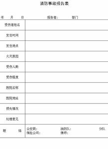 事故報(bào)告格式(事故報(bào)告格式)