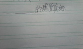 怎樣寫好的感覺(jué)真好作文開(kāi)頭