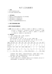 電子工藝實驗報告(電子工藝實習實驗報告心得)