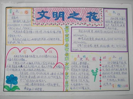 文明禮儀作文開頭結尾
