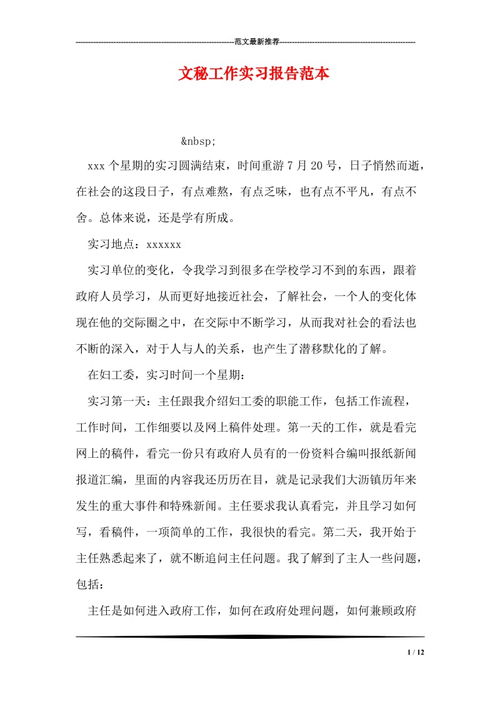 實(shí)習(xí)日記工作報告范文()
