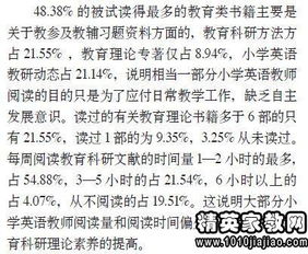 英語教育實習調(diào)研報告(初中英語教育調(diào)研報告)