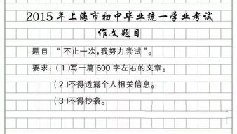 關于中考作文范文(關于中考)