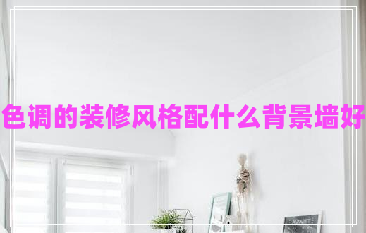 暖色調(diào)的裝修風(fēng)格配什么背景墻好呢