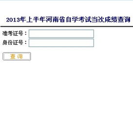河南自考本科成績查詢時(shí)間