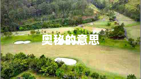 奧秘的意思