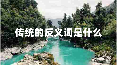 傳統(tǒng)的反義詞是什么