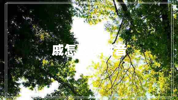 戚怎么讀拼音