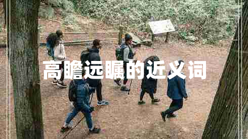 高瞻遠矚的近義詞