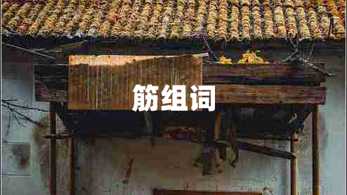 筋組詞