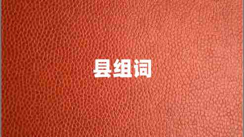 縣組詞