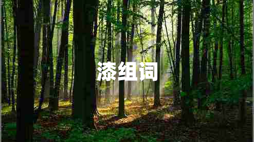漆組詞