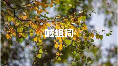 喊組詞