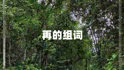 再的組詞