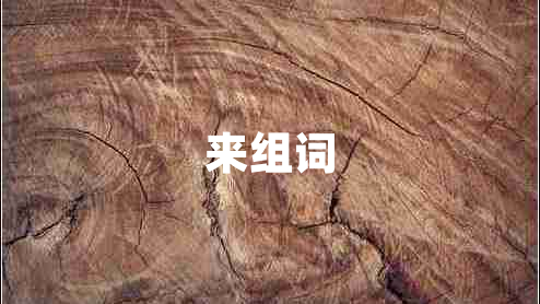 來組詞