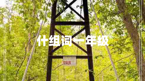 什組詞一年級