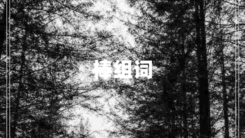 棒組詞
