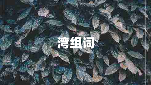 灣組詞