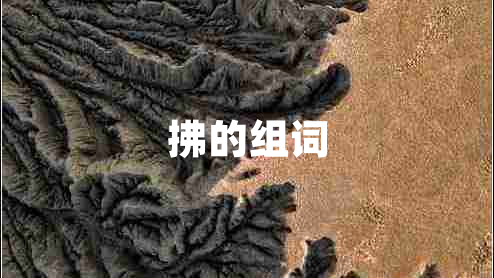 拂的組詞
