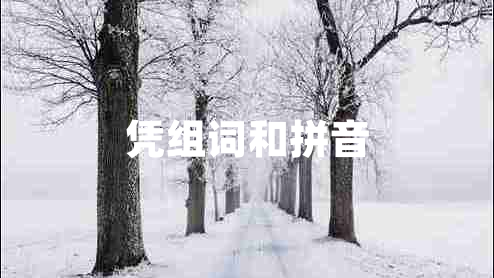 憑組詞和拼音