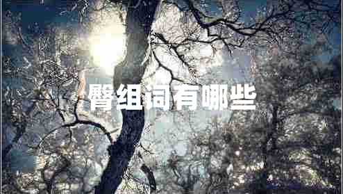 臀組詞有哪些