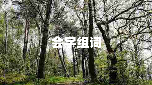 會字組詞