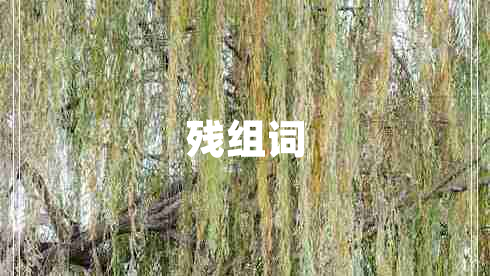 殘組詞