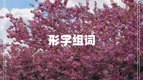 形字組詞