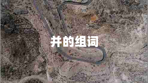 并的組詞
