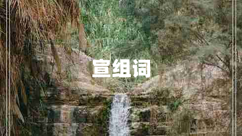 宣組詞