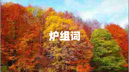爐組詞