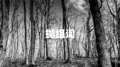 拋組詞