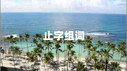 止字組詞