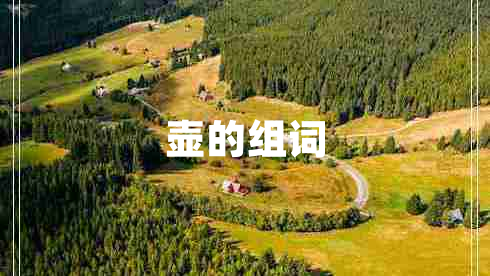 壺的組詞