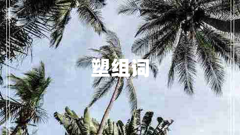 塑組詞