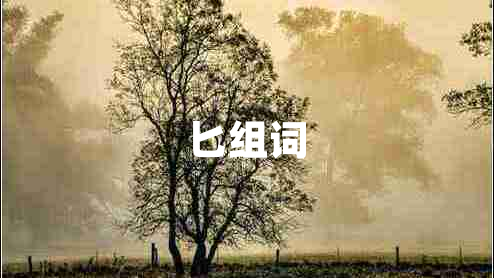 匕組詞