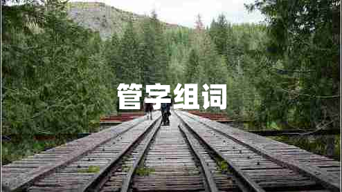 管字組詞