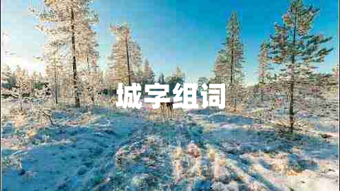 城字組詞