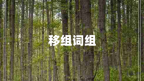 移組詞組