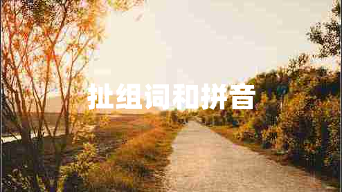 扯組詞和拼音