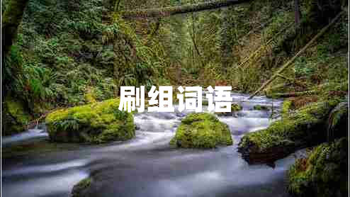 刷組詞語(yǔ)