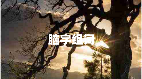 腦字組詞