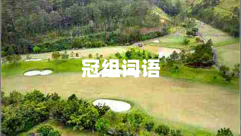 冠組詞語(yǔ)