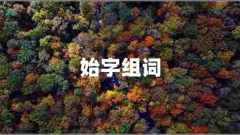 始字組詞