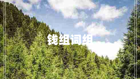 錢(qián)組詞組